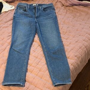 Madewell Roadtripper Slim Boyjeans, size 28, medium wash
